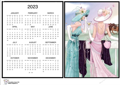 2023 A Day at the races calendar