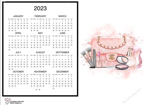 2023 a touch of Chanel calendar
