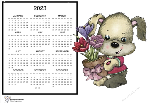 2023 Look at my Ladybird calander