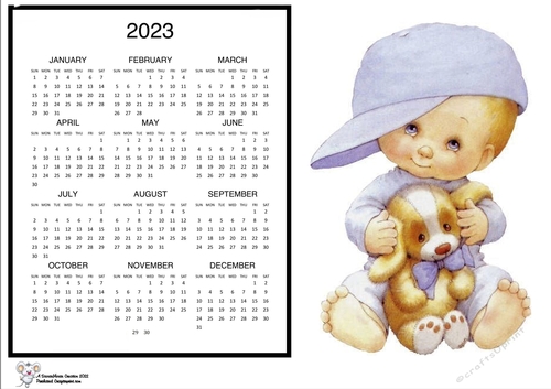 2023 me and My Doggie calendar