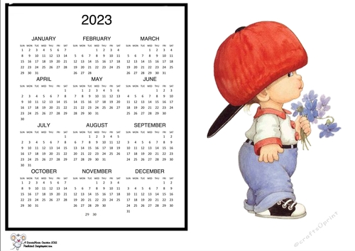 2023 More flowers  4U calendar