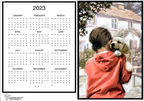 2023 Best Friends Always calendar