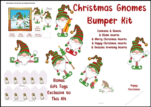 Ill Be Gnome For Christmas Bumper Kit