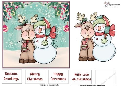 Snowman and Reindeer