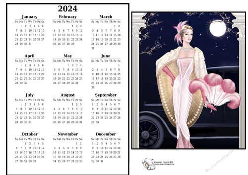 2024 Calendar A Fan of Fans