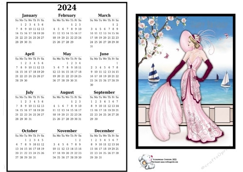 2024 Calendar FANtastic Sailing