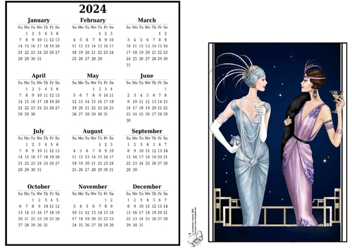2024 Calendar Gossip Gals