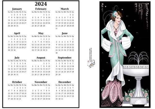 2024 Calendar The Fountain