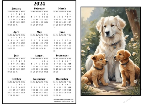2024 calendar Meet the kids