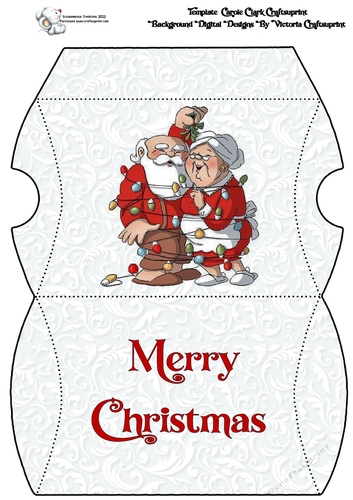 All Tangled Up Pillow Box Merry Christmas