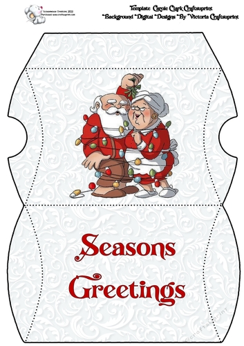All Tangled Up Pillow Box Seasons Greetings