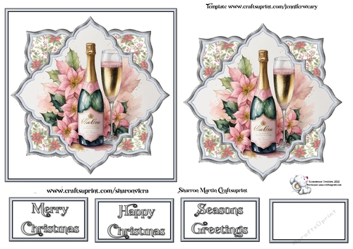 Christmas Champagne 9 Pink