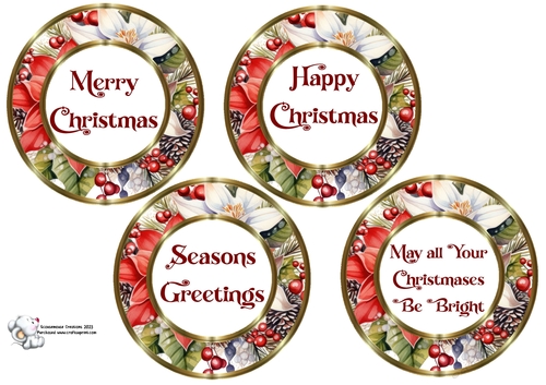Sentiment Circles 5 Red