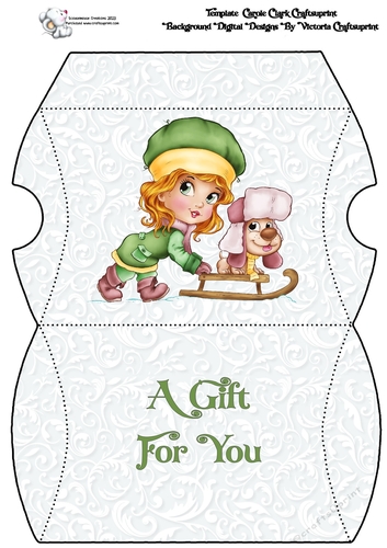 Frosty Friendship Glide Pillow Box A Gift For You