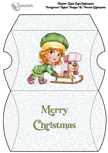 Frosty Friendship Glide Pillow Box Merry Christmas