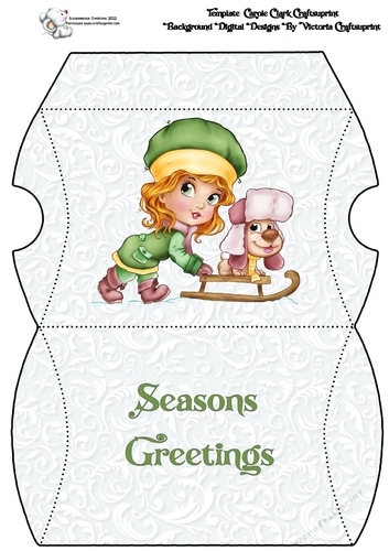 Frosty Friendship Glide Pillow Box Seasons Greetings