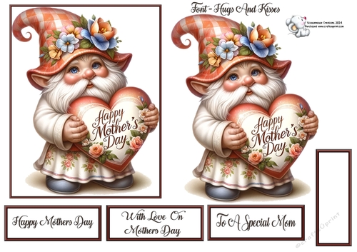 Mothers Day Gnome 2 MOM