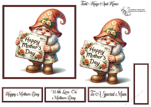Mothers Day Gnome 3 MUM