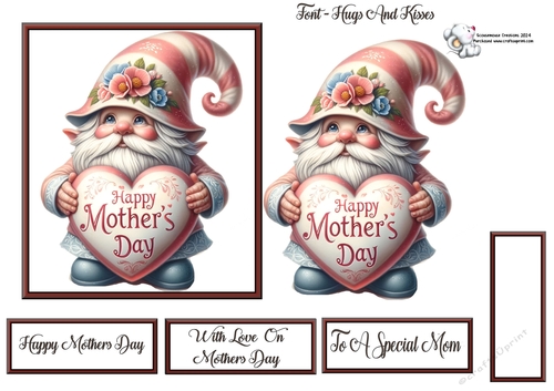 Mothers Day Gnome 4 MOM