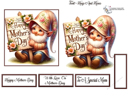 Mothers Day Gnome 5 MOM