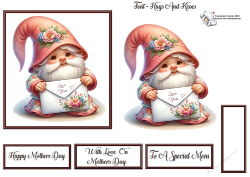 Mothers Day Gnome 6 MOM