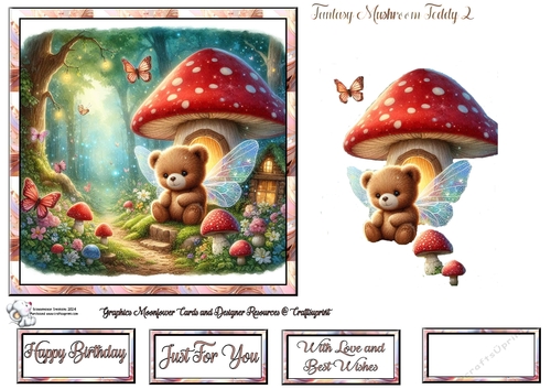 Fantasy Mushroom Teddy 2