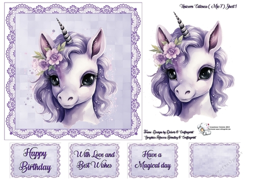 Unicorn Cuteness (Mix 7) 1