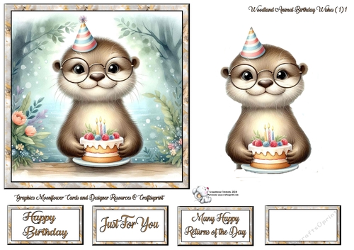 Woodland Animal Birthday Wishes (1) 1