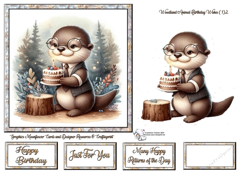 Woodland Animal Birthday Wishes (1) 2