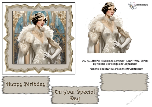 Art Deco Lady