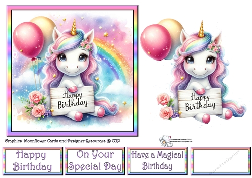 Unicorn Birthday Wishes 3
