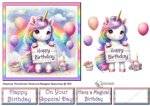 Unicorn Birthday Wishes 4