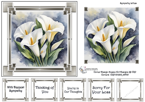 Sympathy Lillies