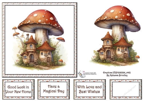 Fanciful Fairy House in Brown (Mix 1) 4