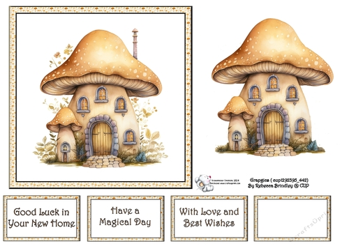 Fanciful Fairy House in Gold(Mix 1) 1