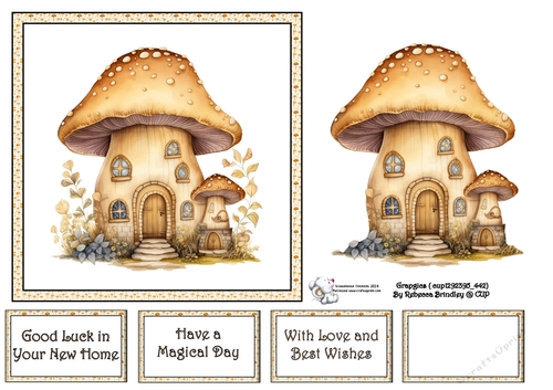 Fanciful Fairy House in Gold(Mix 1) 2