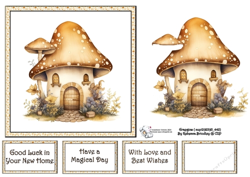 Fanciful Fairy House in Gold(Mix 1) 4