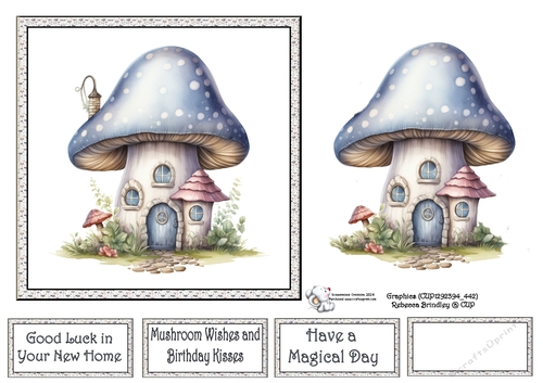 Fanciful Fairy House in Silver (Mix 1) 1