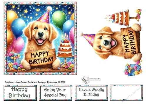 Happy Birthday Golden Retriver 1