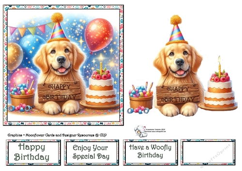 Happy Birthday Golden Retriver 2