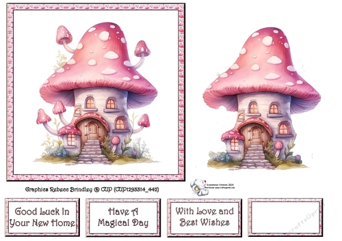 Fanciful Fairy House in Pink (Mix 1) 2