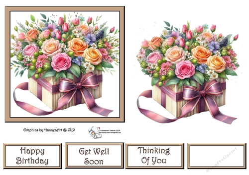 Beautiful roses with gift box