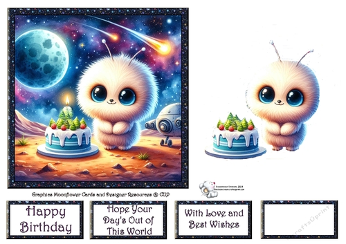 Cute Alien Birthday 1