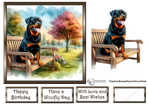 Park Bench Dogs (001) 1
