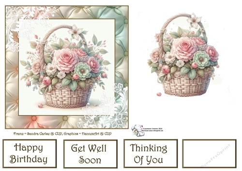 Basket of Flowers 1