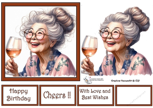 Woman with Wine 3