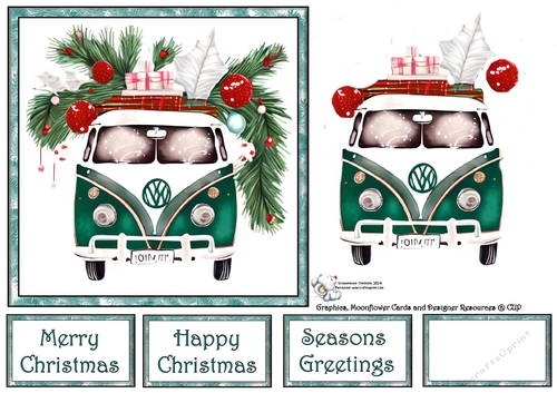 VW Christmas Camper 2