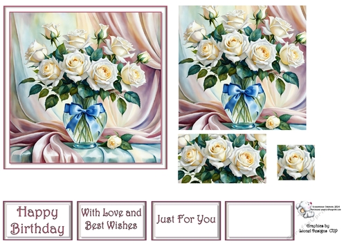Real white roses Pyra 2