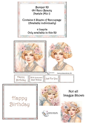 Art Deco Beauty - Pastels (Mix 1)