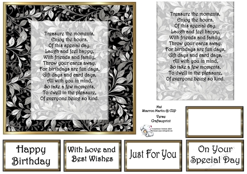 Vine Mat Verse Birthday 1